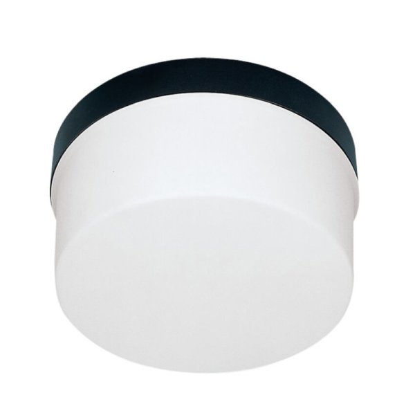 Deckenleuchte RZB Serie Kreis Kunststoff weiß/schwarz Ø=20cm für E27