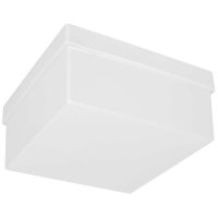 Deckenleuchte RZB Serie Quadrat Kunststoff weiß für 1 x E27