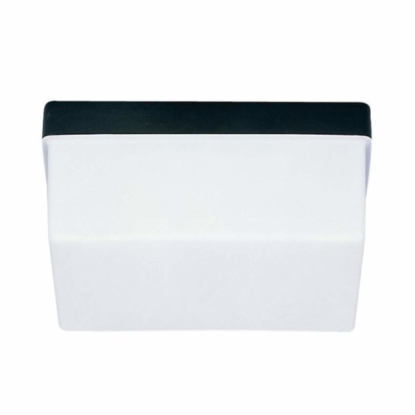 Deckenleuchte RZB Serie Rechteck weiß / schwarz für 1 x  E27