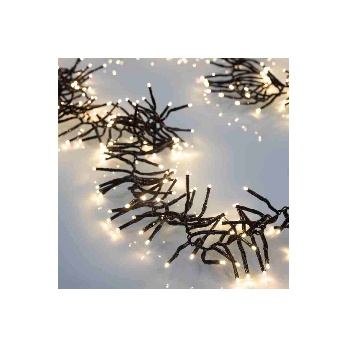 LED Clusterlightkette 768 warmweisse LED Blink-/Lauflicht 4,