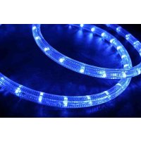 LED Lichtschlauch 6m blau 36 LEDs/m 3,2W/m 230V anschlußfertig