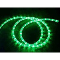 LED Lichtschlauch 4,5m grün 36 LEDs/m 3,2W/m 230V, anschlußfertig