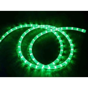 LED Lichtschlauch 25,5m grün 36 LEDs/m 3,2W/m 230V anschlußfertig