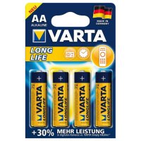 4 Stück Batterien Longlife Extra, Mignon, AA, LR6 1,5V Varta