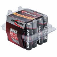 20 Stück Batterien Alkaline, Micro, AAA, LR3 1,5V ANSMANN