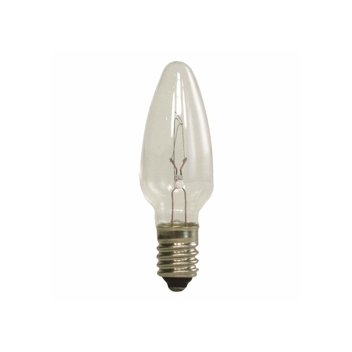 Rotpfeil Topkerze E10 16V 3W 3er-Set glattes Glas für A