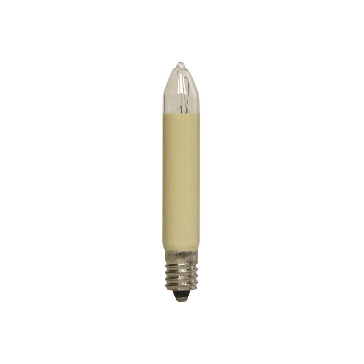 Mini-Schaftkerze E10 12V 3W 3er-Set h=7cm Minikerze