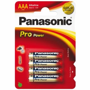 Panasonic Alkaline Pro Power Batterie Micro AAA 4er