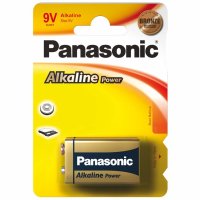 Panasonic Alkaline Power Batterie 9V-Block E