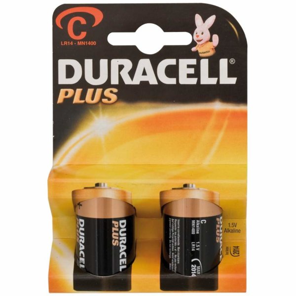 Duracell Plus Power Batterie Baby C 2er