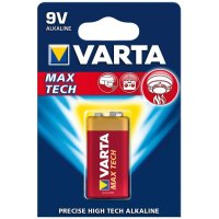 Varta MAX TECH Batterie 9V-Block E