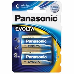 Panasonic Alkaline Evolta Batterie Baby C 2er