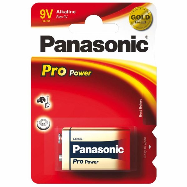 Panasonic Alkaline Pro Power Batterie 9V-Block E