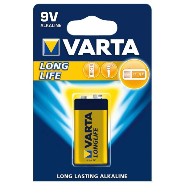 Varta LONGLIFE Batterie 9V-Block E
