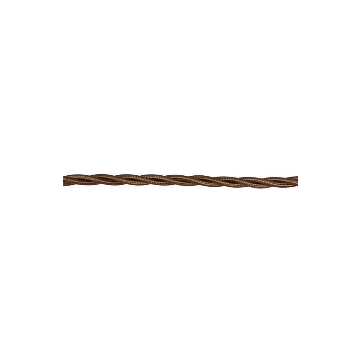 GI Gambarelli Seiden-Flechtkabel 4G x 1,5 mm² dunkelbra