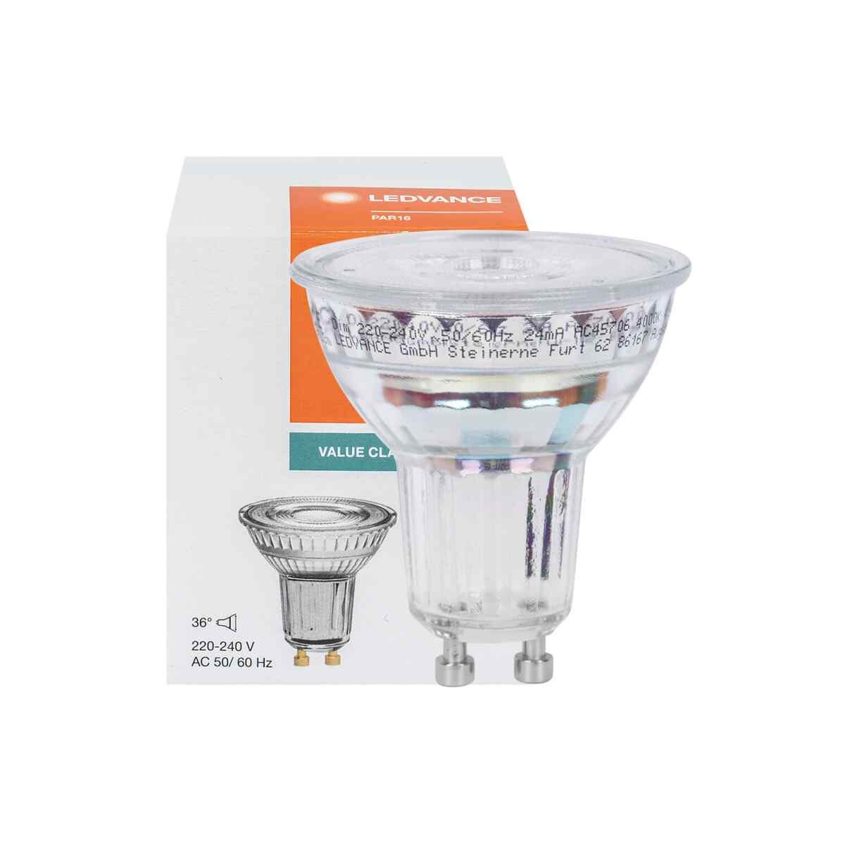 Dimmbarer LED Spot GU10 DIM 3,7W 350 lm  box