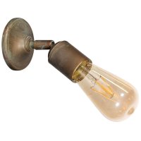 Moretti Luce maritime Wandleuchte Lumen Altmessing 1x E27