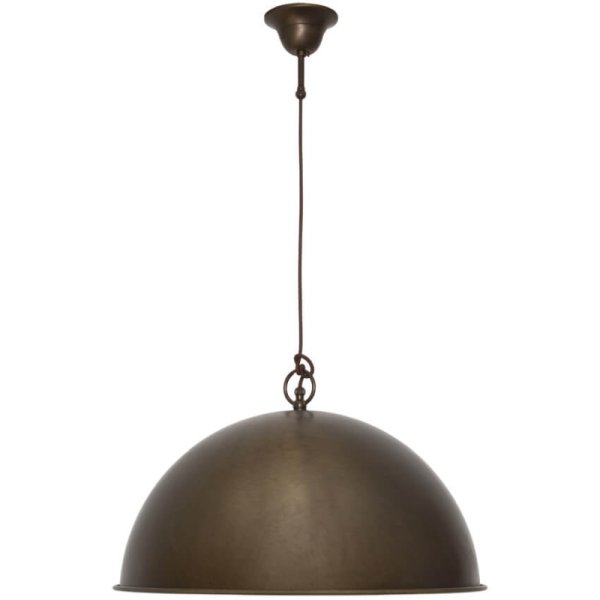 Pendelleuchte Moretti Luce Circle Messing gebürstet braun