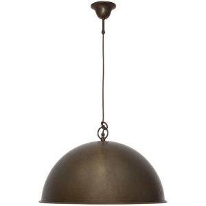 Pendelleuchte Moretti Luce Circle Messing gebürstet braun