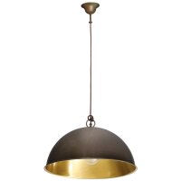 Pendelleuchte Moretti Luce Circle Messing gebürstet braun