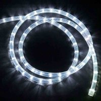 12V Premium LED Lichtschlauch weiss 12V Anschluss L=15m