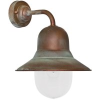 Außen Wandleuchte Moretti 808.AR Altmessing Polycarbonatglas