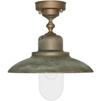 Moretti Luce Deckenleuchte Patio Altmessingguss patiniert