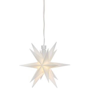 Sterntaler LED-Weihnachtsstern weiß Ø=12cm 1 LED Batteriebetrieb