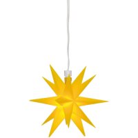 Sterntaler LED Weihnachtsstern gelb 1 LED Ø=12cm Batteriebetrieb