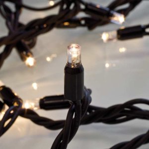 WingLinks Premium LED-Minilichterkette schwarz 50LEDs...