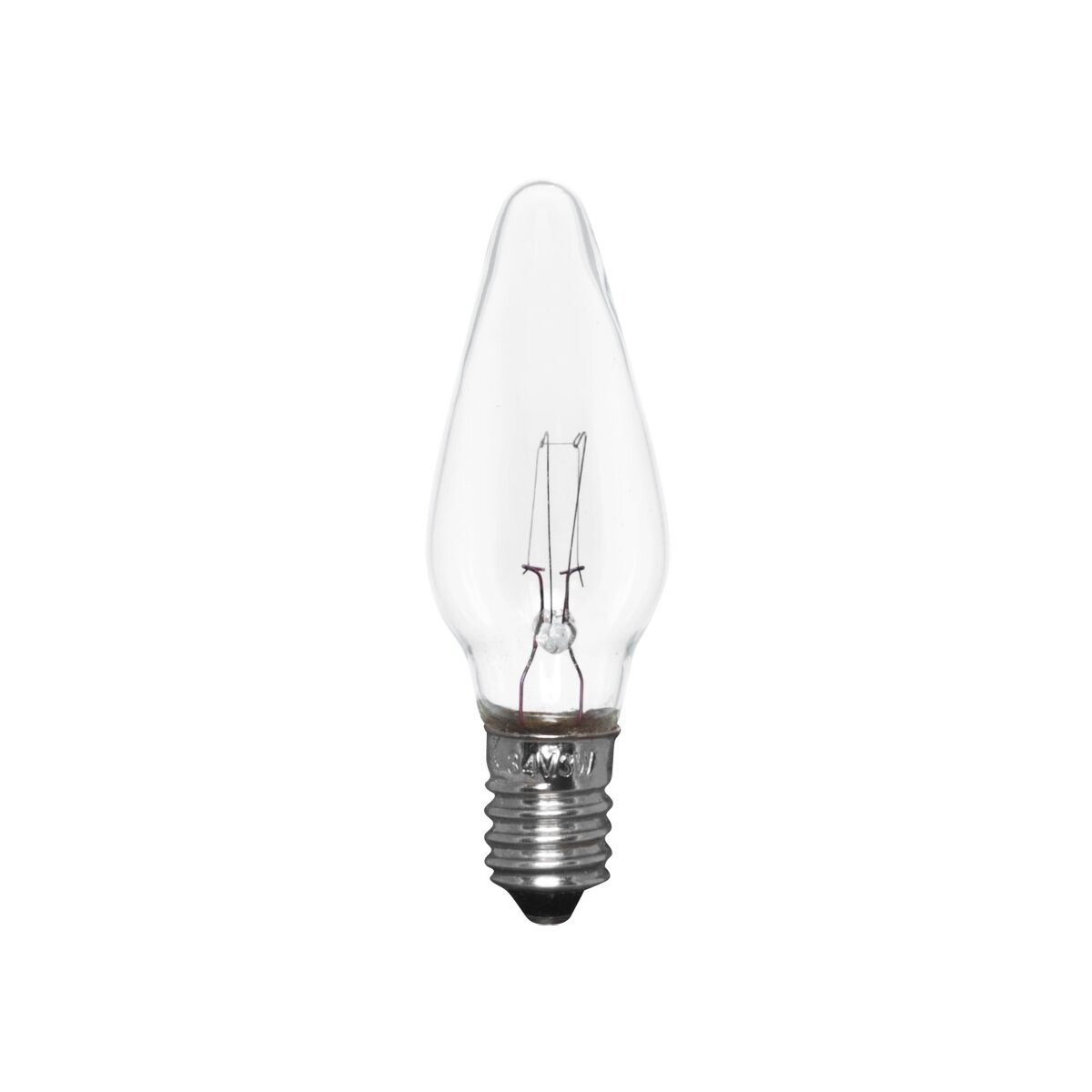 Topkerze Ersatzkerze E10 34V 3W 3er-Set glattes Glas Au&szli