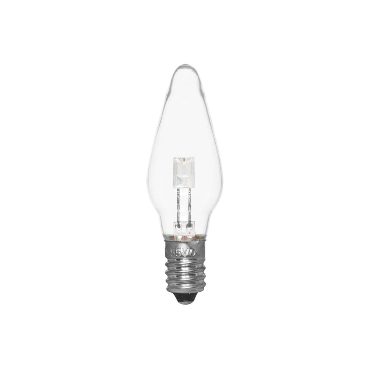 LED Topkerze warmweiß E10 10-55V 0,2W 3-er Set Weihnac