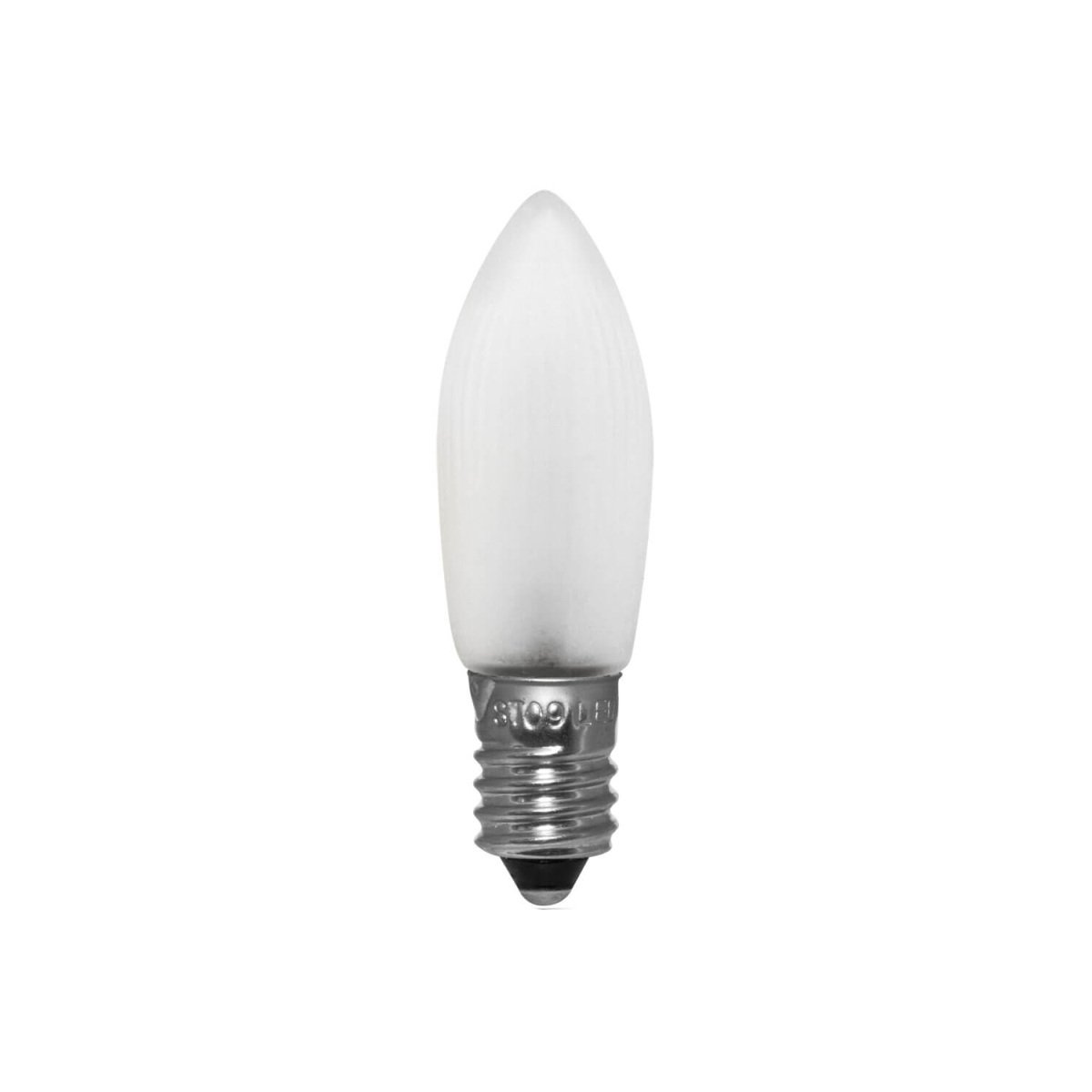 Rotpfeil Universal LED Topkerze E10 8-34V 0,3W satiniert 10-