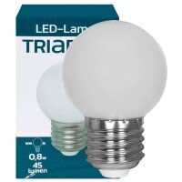 LED Tropfen E27 1W matt 40 lm 3000K warmweiß IP44