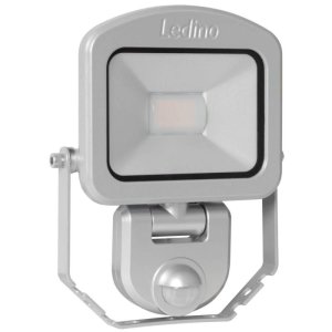 Ledino LED-Fluter warmweiß IP54 schwarz mit Sensor 3000K 20 Watt = 188 Watt 