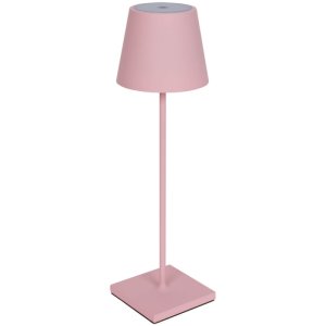 Sigor runde LED-Au&szlig;entischleuchte Nuindie rosa...