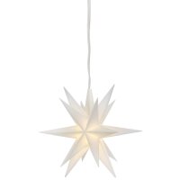 Sterntaler 3D Weihnachtstern weiß 1 LED Ø 8cm Batteriebetrieb