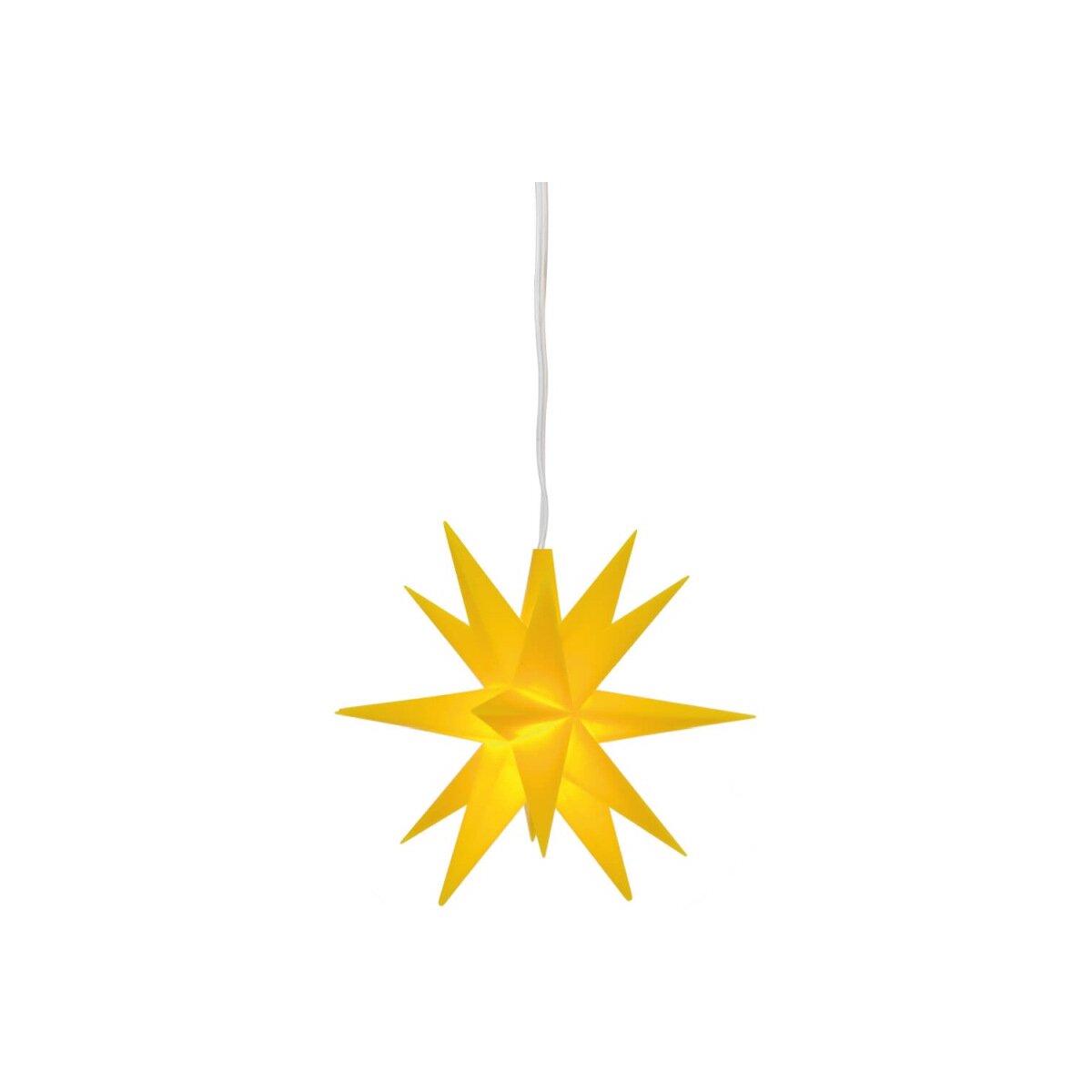 Sterntaler 3D Weihnachtstern gelb 1 LED  box