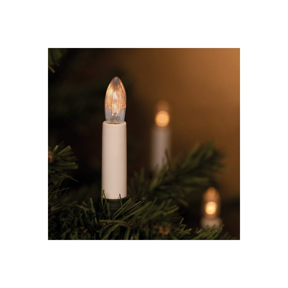Weihnachtslichterkette 16 Kerzen 3W Weihnachtsbaum Lichterke