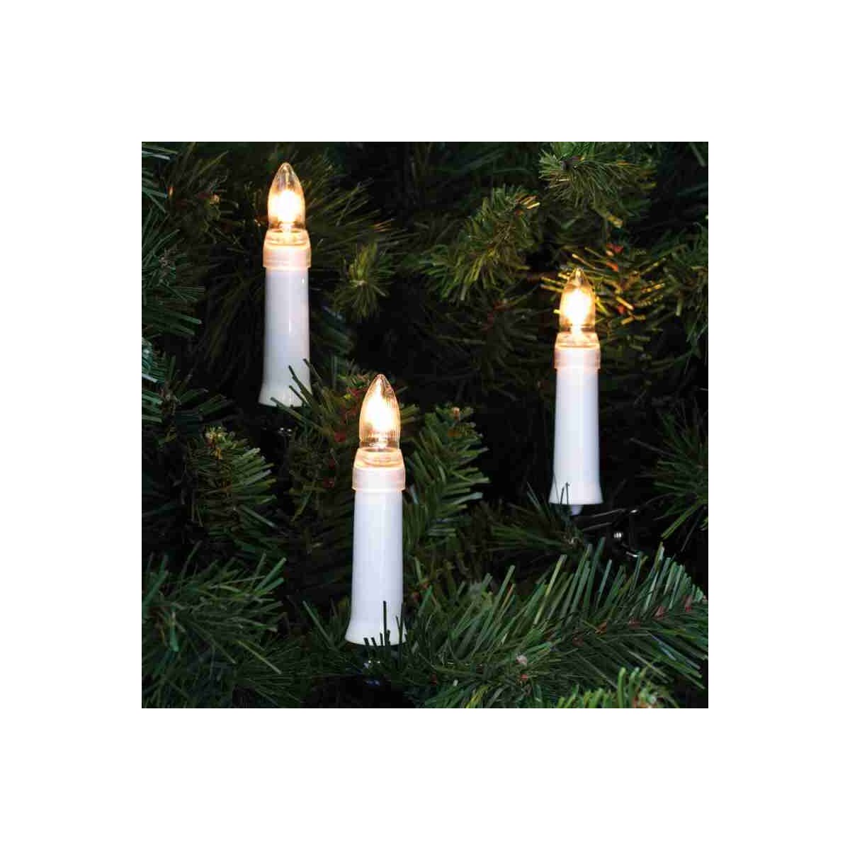 Weihnachts Lichterkette außen 25 Kerzen je 3W L=12m