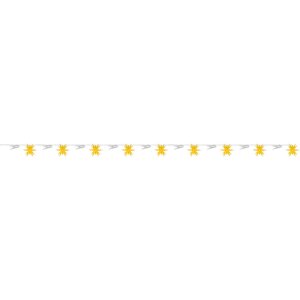 LED Weihnachtslichterkette 9 gelbe Sterne Sterntaler