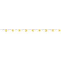 LED Weihnachtslichterkette 9 gelbe Sterne Sterntaler