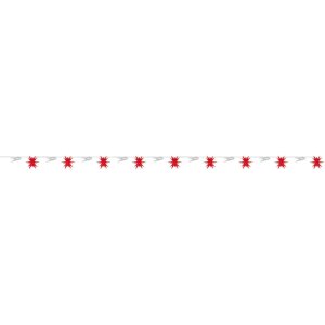 Sterntaler LED Weihnachts Lichterkette 9 rote Sterne außen