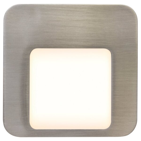 LED Wand- undTreppeneinbauleuchte MOZA Edelstahl 13 lm 3100K
