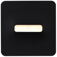 LED Wand- undTreppeneinbauleuchte LAMI schwarz 16 lm 3100K
