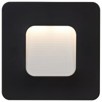 LED Wand- undTreppeneinbauleuchte Teti schwarz 16 lm 3100K