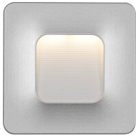 LED Wand- undTreppeneinbauleuchte Teti silbergrau 16 lm 3100K
