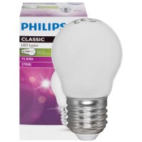 LED-Tropfenlampe matt CorePro LEDluster E27 6,5W 806lm 2700K Philips