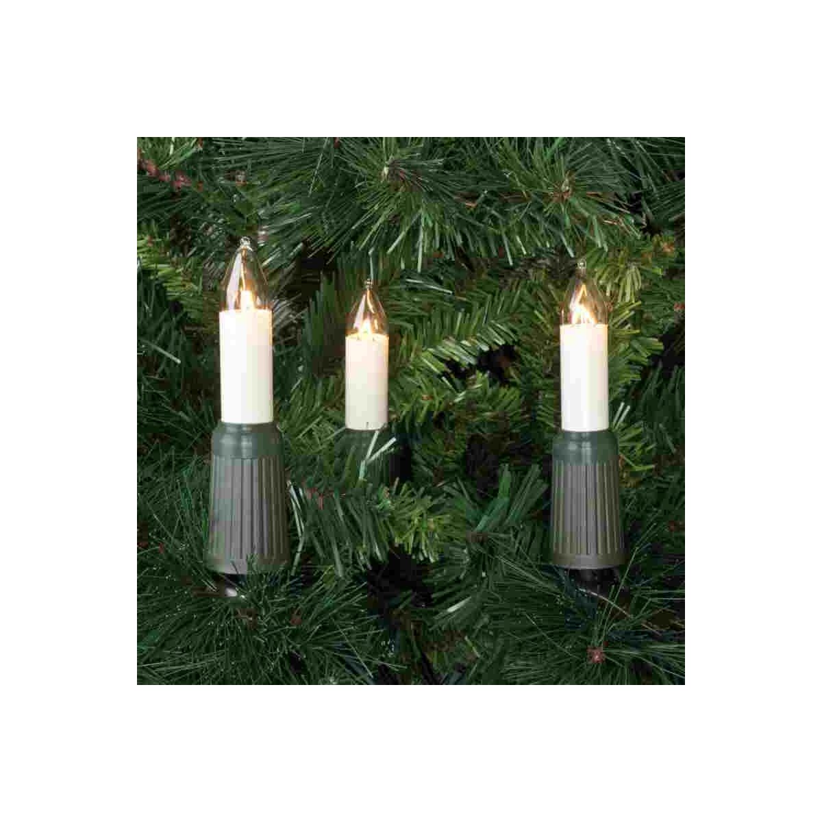 Rotpfeil Außen Weihnachtslichterkette 15 Kerzen elfenb