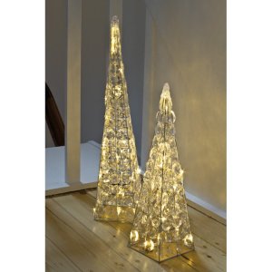 LED Pyramide mit 32 warmweißen LEDs Weihnachtspyramide Näve Leuchten